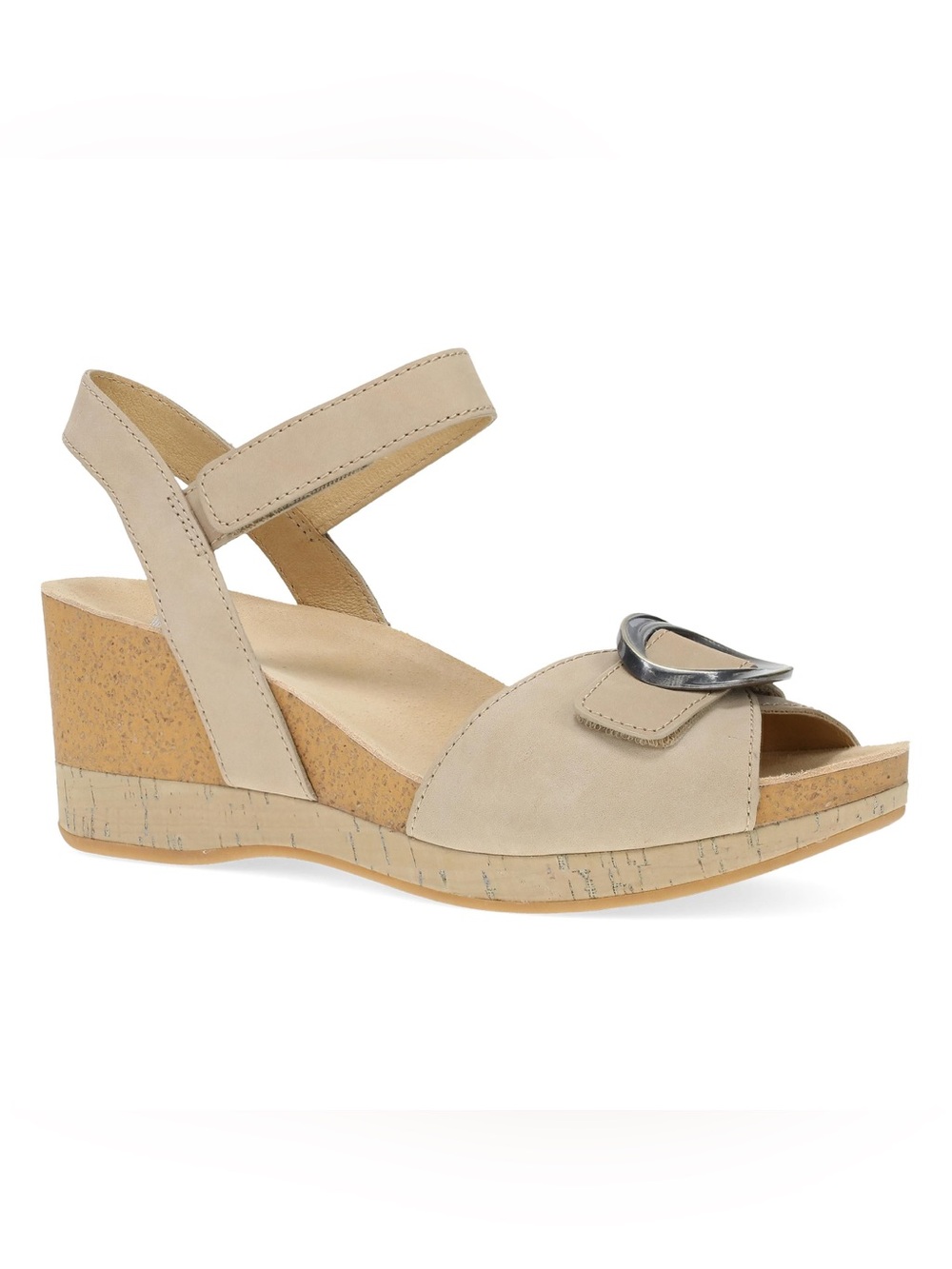 Dansko Stella Wedge Leather Sandals